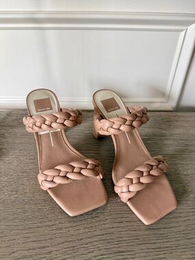 Dolce Vita Braided Sandals Nude